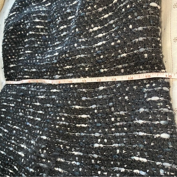 Calvin Klein shift dress with fur bottom size 6 winter Christmas - Picture 10 of 11